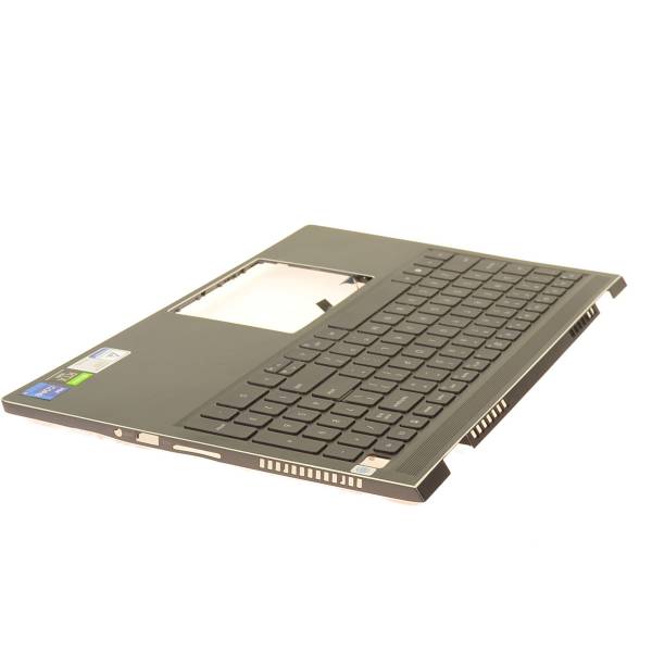 Carcasa superioara cu tastatura palmrest Laptop, Dell, Vostro 15 7510, P106F, P106F002, XV1DW, 0XV1DW, 460.0NA02.0013, iluminata, neagra, layout US