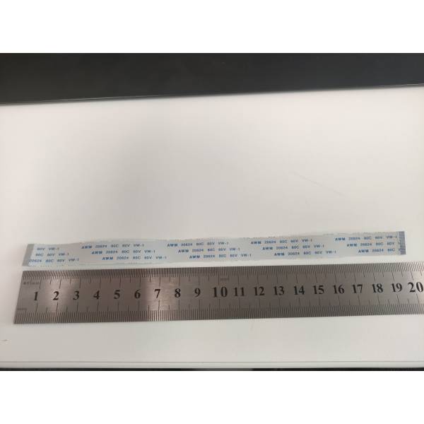 Cablu panglica AWM 20624 80C 60V VW-1, 0.5mm latime intre pini, 24 pini fata fata, 20cm lungime