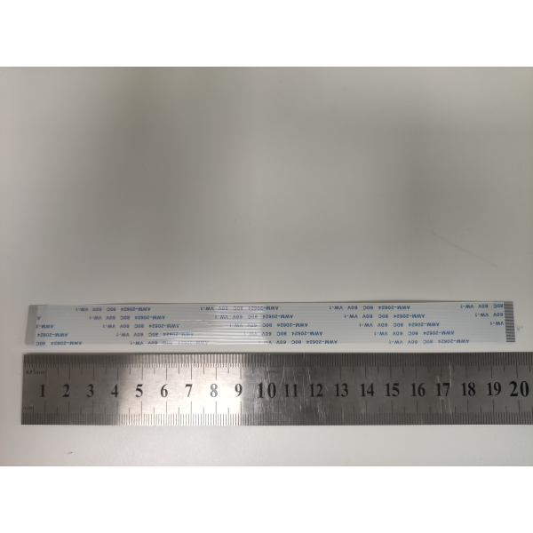 Cablu panglica AWM 20632 80C 60V VW-1, 0.5mm latime intre pini, 32 pini fata fata, 20cm lungime