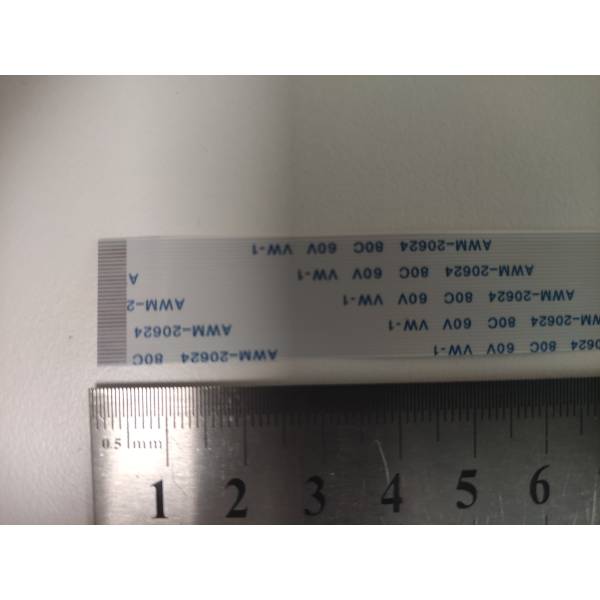 Cablu panglica AWM 20632 80C 60V VW-1, 0.5mm latime intre pini, 32 pini fata fata, 20cm lungime