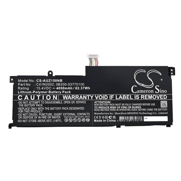 Baterie compatibila Laptop, Asus, ZenBook Pro 15 UX535L, UX535LH, UX535LI, 0B200-03770100, 4ICP7/54/64, C41N2002, 15.4V, 4050mAh, 62.37Wh