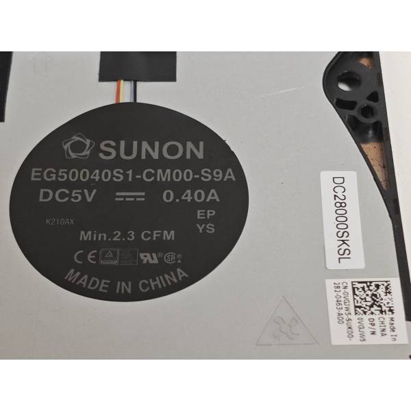 Cooler Laptop, Dell, Latitude 9420, P141G, P141G001, VGJW5, 0VGJW5, EG50040S1-CM00-S9A, DC28000SKSL, 5V, 0.40A