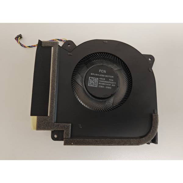 Cooler placa video Laptop Gaming, Asus, ROG Strix Scar 17 G733P, G733PY, G733PYV, G733PZ, G733PZR, 13NR0DB0P01011, 6033B0126201, DFSCL42P06593J-FQTH, 12V, 0.6A, GPU