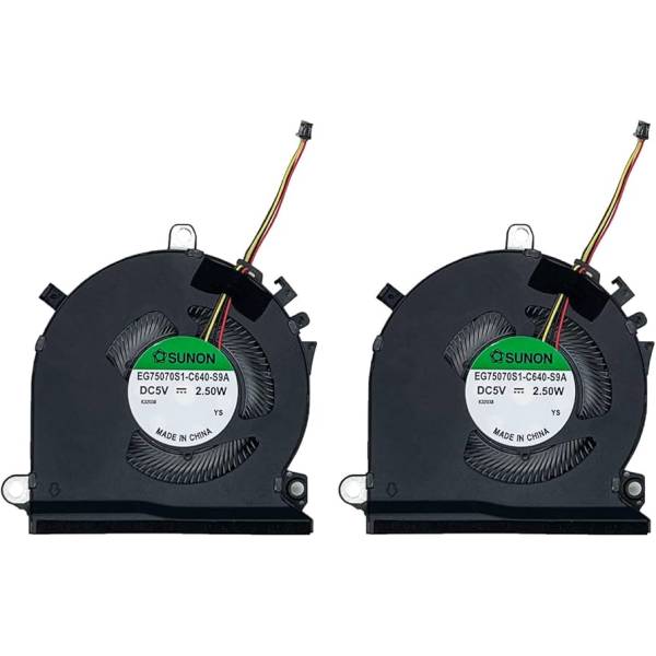 Set coolere Laptop Gaming, HP, 15-EC, 16-A, L72702-001, L77558-001, L77560-001, DFS2000055K0T, 0FM3F000H, EG75070S1-C640-S9A, 5V, 0.5A