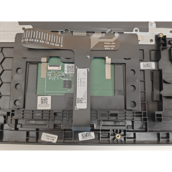 Carcasa superioara cu tastatura palmrest Laptop Gaming, Acer, Nitro Lite 16 NL16-71G, 6B.D6ZN8.001, HQ269010009Z05, HL6807CC00000, HQ2520101HCD0, iluminata, neagra, layout US