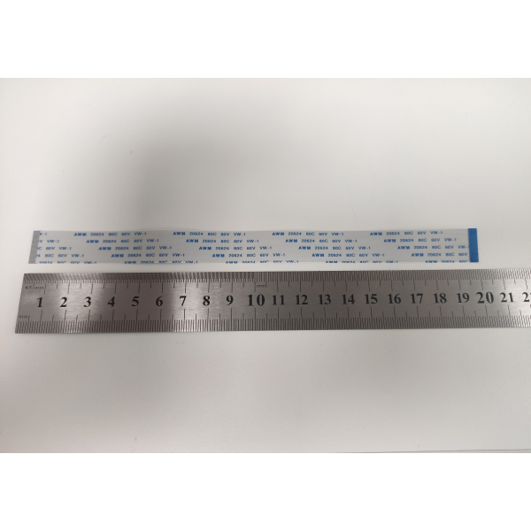 Cablu panglica AWM 20634 80C 60V VW-1, 0.5mm latime intre pini, 30 pini fata verso, 20cm lungime