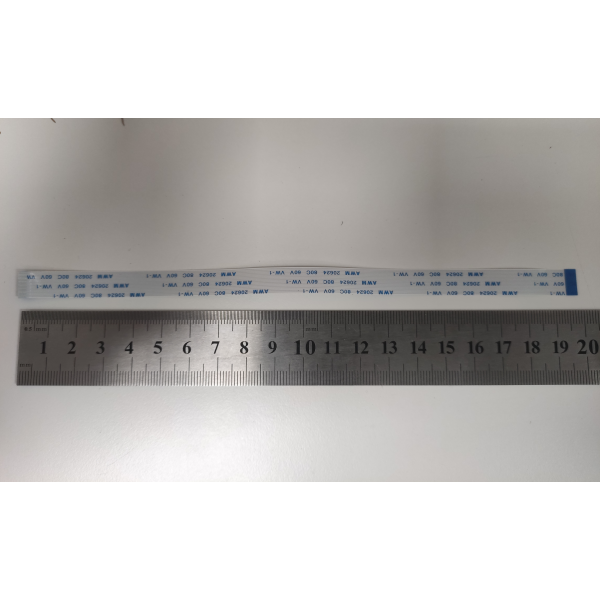 Cablu panglica AWM 20634 80C 60V VW-1, 0.5mm latime intre pini, 18 pini fata verso, 20cm lungime