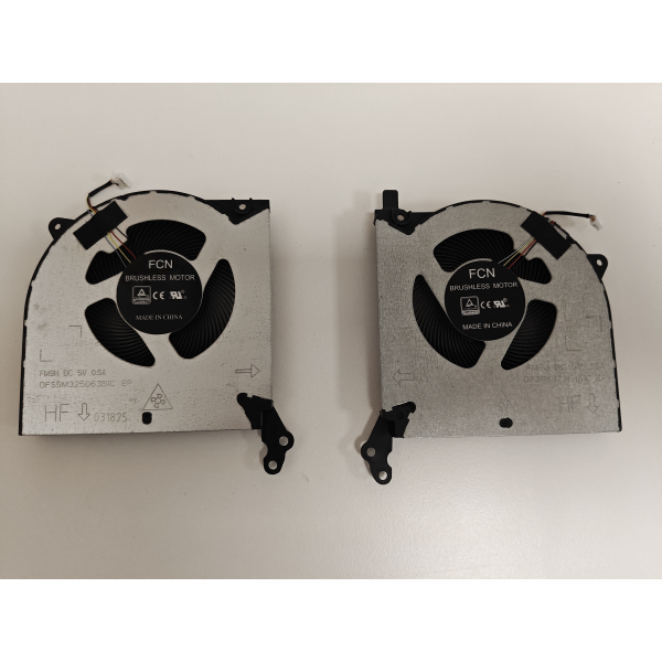 Set coolere Laptop, Lenovo, Legion 5P-15IMH05H Type 82AW, 5H40S20072, DFS5M325063B1C-FM9H, DC28000FAF0, DFS5K323161A1C-FM9J, DC28000FBF1, 5V, 0.5A