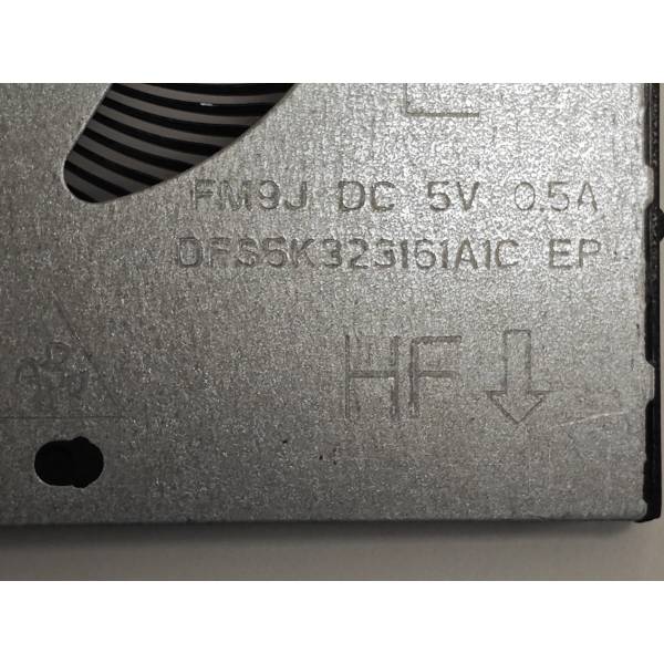 Set coolere Laptop, Lenovo, Legion 5-15IMH6 Type 82NL, 5H40S20385, DFS5M325063B1C-FM9H, DC28000FAF0, DFS5K323161A1C-FM9J, DC28000FBF1, 5V, 0.5A