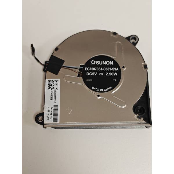 Set coolere Laptop, HP, Zbook Power 15 G9, HSN-Q36C, N13914-001, N13915-001, N32583-001, EG75070S1-C601-S9A, EG75070S1-C611-S9A, SOLDQ5D577K010, SOLDQ5D567K003, 5V, 2.50W