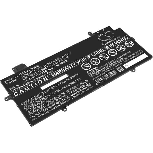 Baterie compatibila Laptop, Lenovo, ThinkPad X1 Carbon 10th Gen Type 21CB, 21CC, CS-LVX190NB, 15.44V, 3600mAh, 55.58Wh