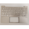 Carcasa superioara cu tastatura palmrest Laptop, HP, Envy 13-BA, 13T-BA, TPN-C145, L96803-B001, L96803-B31, AM2V5000540, AM2V5000A00, iluminata, aurie, layout US