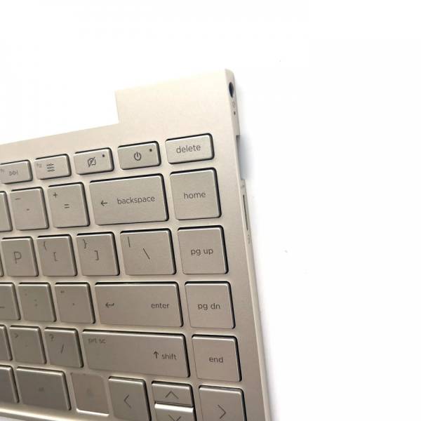 Carcasa superioara cu tastatura palmrest Laptop, HP, Envy 13-BA, 13T-BA, TPN-C145, L96803-B001, L96803-B31, AM2V5000540, AM2V5000A00, iluminata, aurie, layout US