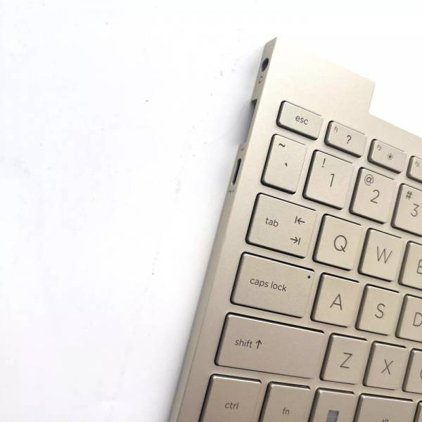 Carcasa superioara cu tastatura palmrest Laptop, HP, Envy 13-BA, 13T-BA, TPN-C145, L96803-B001, L96803-B31, AM2V5000540, AM2V5000A00, iluminata, aurie, layout US