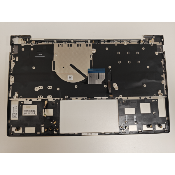 Carcasa superioara cu tastatura palmrest Laptop, HP, L98415-001, L98415-B31, L96801-001, L96801-B31, L96801-031, Natural Silver, iluminata, layout US