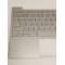 Carcasa superioara cu tastatura palmrest Laptop, HP, L98415-001, L98415-B31, L96801-001, L96801-B31, L96801-031, Natural Silver, iluminata, layout US