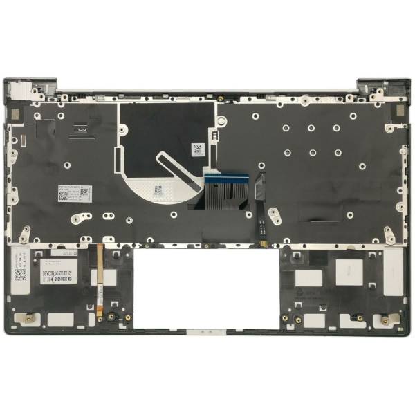 Carcasa superioara cu tastatura palmrest Laptop, HP, L98415-001, L98415-B31, L96801-001, L96801-B31, L96801-031, Natural Silver, iluminata, layout US