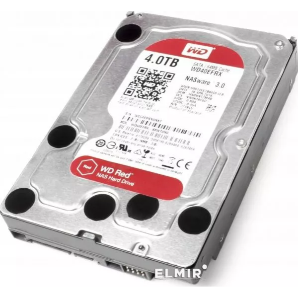 Hard Disk Western Digital WD Red 4TB 5400rpm 256MB SATA3, WD40EFAX, 3.5 inch, HDD pentru Desktop/PC/NAS, bulk