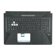 Carcasa superioara cu tastatura palmrest Laptop Gaming, Asus, TUF FX705D, FX705DD, FX705DT, FX705DU, FX705DY, iluminata, RGB, neagra, layout US