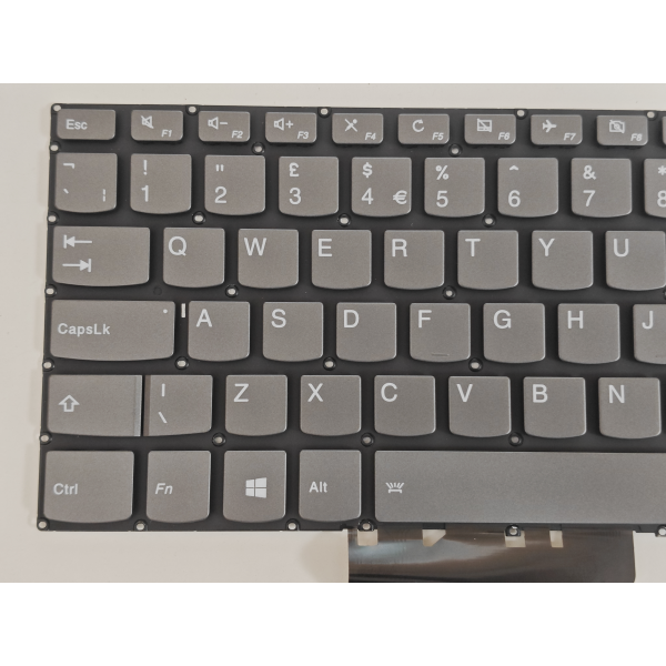 Tastatura Laptop, Lenovo, IdeaPad 330-14IGM Type 81D0, iluminata, gri, layout UK