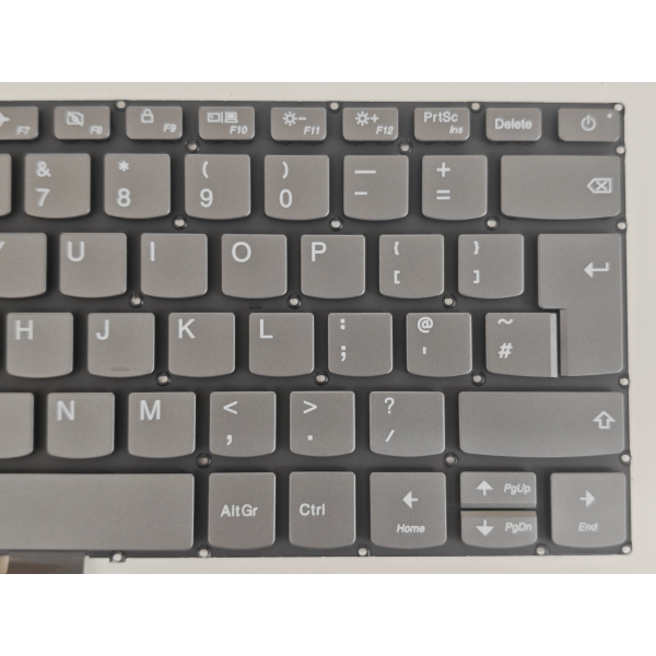 Tastatura Laptop, Lenovo, IdeaPad 330-14IGM Type 81D0, iluminata, gri, layout UK