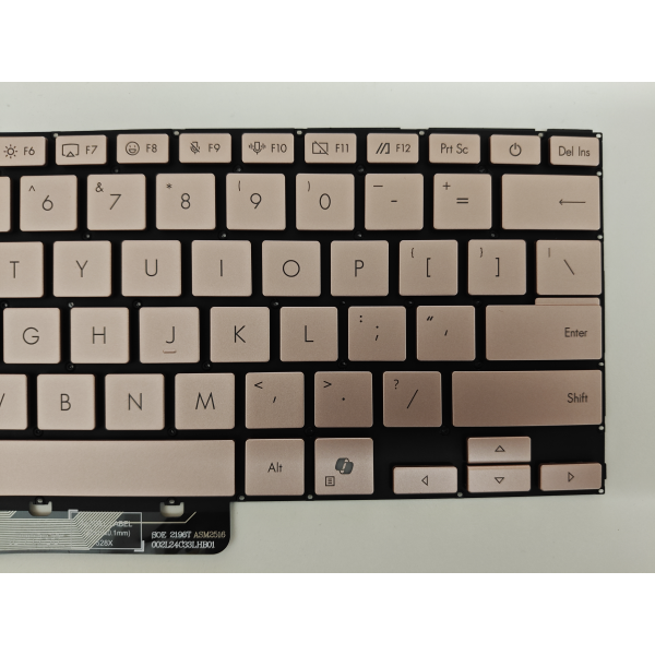 Tastatura Laptop, Asus, VivoBook S14 M3407G, M3407GA, iluminata, roz aurie, layout US