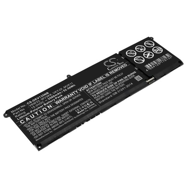 Baterie compatibila Laptop, Dell, Vostro 15 5510, P106F, P106F001, CS-DEV135NB, V6W33, WV3K8, VKYJX, MVK11, 15V, 3500mAh, 52.50Wh