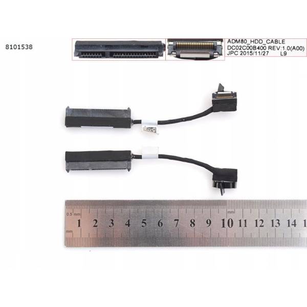 Cablu conectare HDD/SSD Laptop, Dell, Latitude E5470, P62G, P62G001, 4G9GN, 04G9GN, DC02C00B400, ADM80 HDD CABLE, 7.5cm