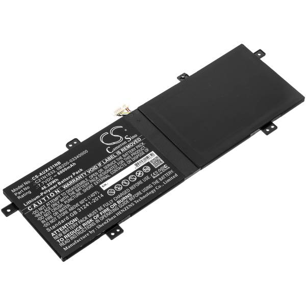 Baterie compatibila Laptop, Asus, ZenBook 14 BX431F, BX431FA, 0B200-03340100, 2ICP5/74/110, C21N1833, 7.7V, 6000mAh, 46.20Wh