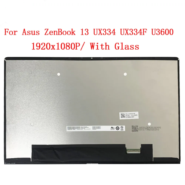 Ansamblu Display cu sticla de protectie Laptop, Asus, ZenBook 13 UX333F, UX333FLC, B133HAN05.C, 13.3 inch, FHD, 1920x1080, non touch, 30 pini
