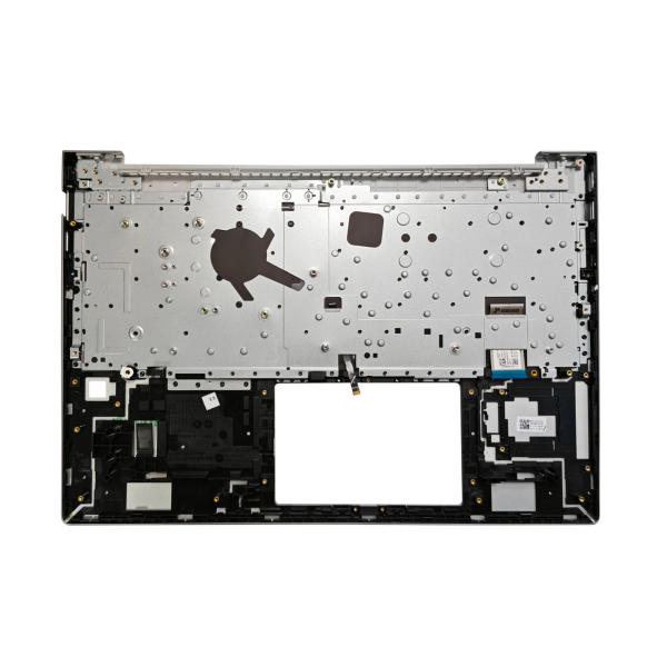 Carcasa superioara cu tastatura palmrest Laptop, HP, ProBook 4 G1i 16, iluminata, argintie, layout US