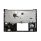 Carcasa superioara cu tastatura palmrest Laptop, HP, ProBook 4 G1i 16, iluminata, argintie, layout US