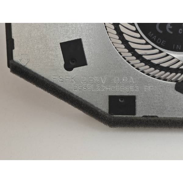 Cooler procesor Laptop Gaming, Asus, ROG Zephyrus G16 GA605K, GA605KH, GA605KM, GA605KP, 13NR0IS0M03011, DFS5L22H05B853-FSFK, DQ5D587M070 3A, 5V, 0.8A, CPU