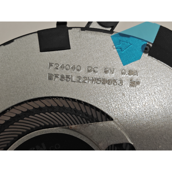 Cooler placa video compatibil Laptop, Asus, 13NR0MM0P01011, DFS5L22H5B853-FSFL, DQ5D587M081 2A, 5V, 0.8A, GPU