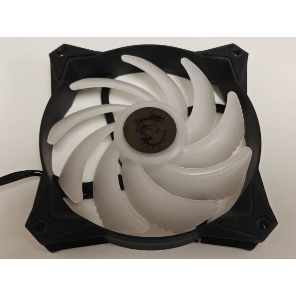 Cooler RGB pentru calculator Desktop PC, MSI, APA1225M12, 120x120x25mm, 500-2500 RPM, 12V, 0.35A