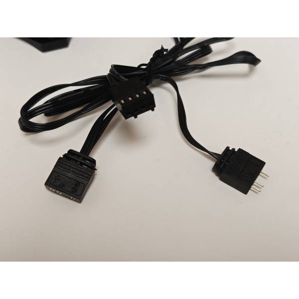 Cooler RGB pentru calculator Desktop PC, MSI, APA1225M12, 120x120x25mm, 500-2500 RPM, 12V, 0.35A