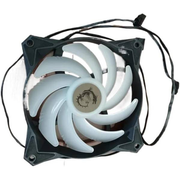 Cooler RGB pentru calculator Desktop PC, MSI, APA1225M12, 120x120x25mm, 500-2500 RPM, 12V, 0.35A