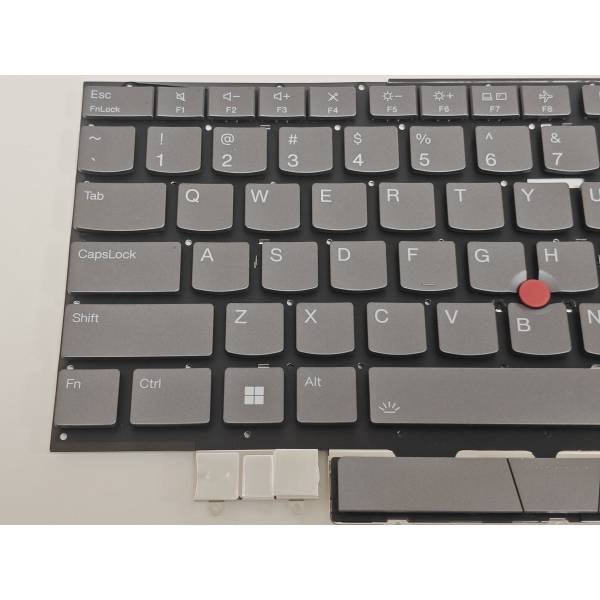 Tastatura Laptop, Lenovo, Thinkpad X1 Carbon 11th Gen Type 21HM, 21HN, iluminata, gri, layout US