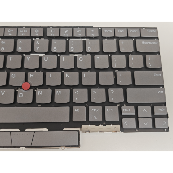 Tastatura Laptop, Lenovo, Thinkpad X1 Carbon 11th Gen Type 21HM, 21HN, iluminata, gri, layout US