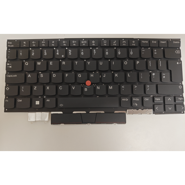 Tastatura Laptop, Lenovo, ThinkPad X1 Yoga 6th Type 20XY, 20Y0, iluminata, neagra, layout UK