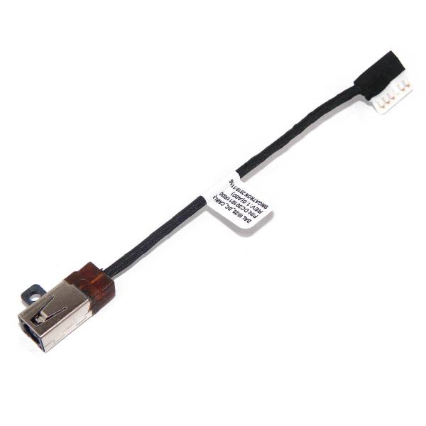 Mufa alimentare Laptop, Dell, Latitude 3490, E3490, P89G, P89G001, 228R6, 0228R6, DC301012300, DAL20 DC IN CABLE, 11 cm
