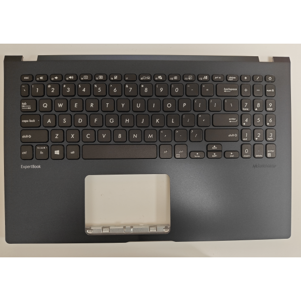Carcasa superioara cu tastatura palmrest Laptop, Asus, VivoBook 15 X509J, X509JA, X509JB, X509JP, 90NB0P55-R31US0, X509DA-1K, 13NB0QE5P03016-3, 13N1-AHA0L01, 13NB0MZ0M06X11, albastru inchis, layout US