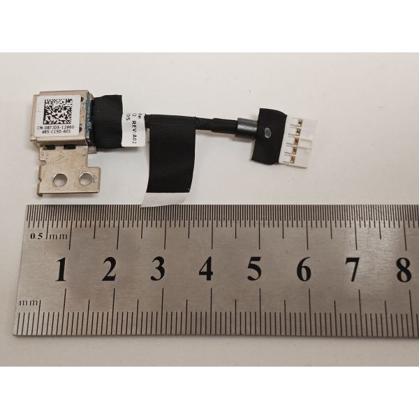Mufa alimentare Laptop, Dell, Latitude 11 3160, P21T, P21T001, 8TJD5, 08TJD5, 450.2106.1001, Plano DCIN Cable, 6cm