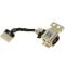 Mufa alimentare Laptop, Dell, Latitude 11 3160, P21T, P21T001, 8TJD5, 08TJD5, 450.2106.1001, Plano DCIN Cable, 6cm
