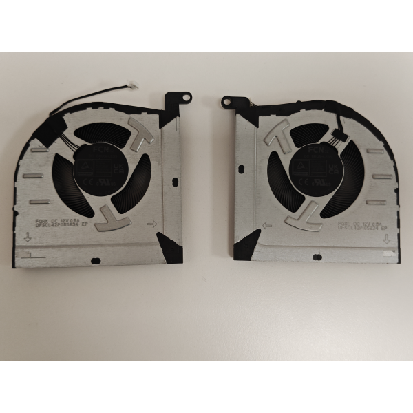 Set coolere Laptop Gaming, LOQ 16IRH8 Type 82XW, 5H40S20894, DFSCL42P065934-FQRK, DFSCL42P165934-FQRL, 12V, 0.6A