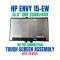 Ansamblu Display Laptop 2-in-1, HP, Envy X360 15-EW, 15T-EW, TPN-C157, N10355-001, M93271-AA1, LP156QHG(SP)(P1), LP156QHG-SPP1 15.6 inch, QHD, 2560x1440, cu touchscreen, 40 pini