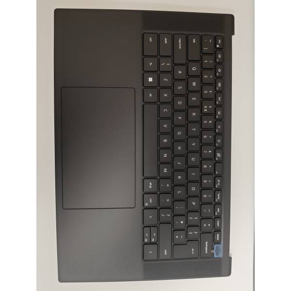 Carcasa superioara cu tastatura palmrest Laptop, Dell, XPS 15 9530, P91F, P91F004, TJP2V, 0TJP2V, 04W5M, 004W5M, AQ3RH000112, FR24081681, iluminata, neagra, layout UK