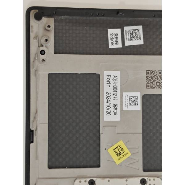Carcasa superioara cu tastatura palmrest Laptop, Dell, XPS 15 9500, P91F, P91F002, TJP2V, 0TJP2V, 04W5M, 004W5M, AQ3RH000112, FR24081681, iluminata, neagra, layout UK
