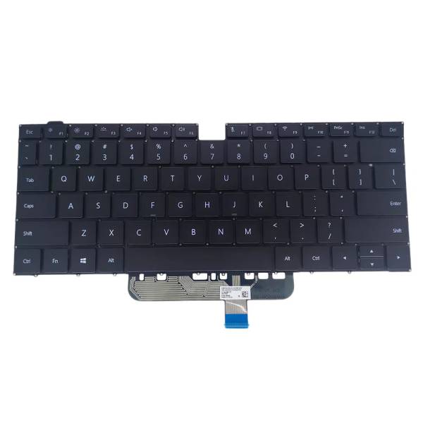 Tastatura Laptop, Huawei, MateBook D15 BoM-WXX9, iluminata, neagra, layout US