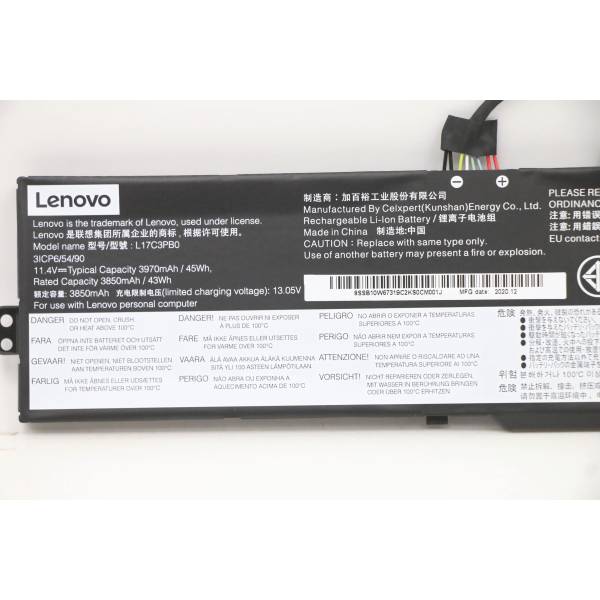 Baterie Laptop, Lenovo, IdeaPad 330-15ICH Type 81FK, 5B10W67266, 3ICP6/54/90, L17C3PB0, 11.4V, 3800mAh, 45Wh
